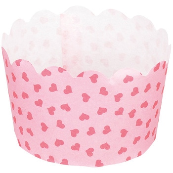 紙製マフィンカッププチハート ベストコ