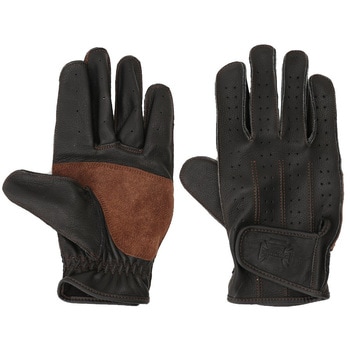 バイク用 KNUCKLE HEAD- KHG1804 BLACK  本革レザーグローブ RIDEZ(ライズ)