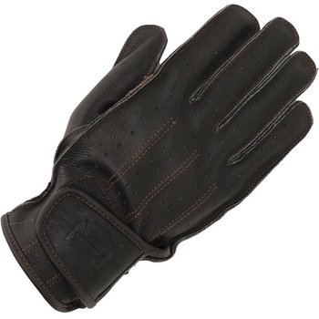 バイク用 KNUCKLE HEAD- KHG1804 BLACK  本革レザーグローブ RIDEZ(ライズ)