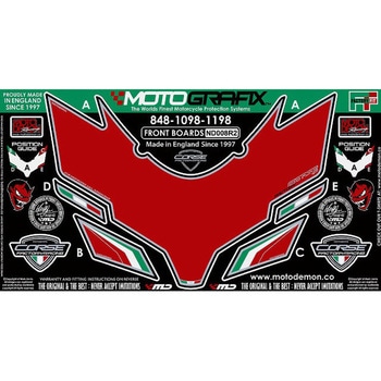 FRONT BODY PAD MOTO GRAFIX (モトグラフィックス)