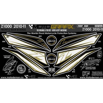 FRONT/REAR BODY PAD MOTO GRAFIX (モトグラフィックス)