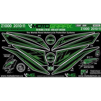 FRONT/REAR BODY PAD MOTO GRAFIX (モトグラフィックス)