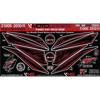 FRONT/REAR BODY PAD MOTO GRAFIX (モトグラフィックス)