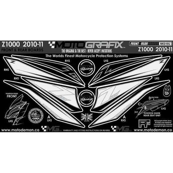 FRONT/REAR BODY PAD MOTO GRAFIX (モトグラフィックス)