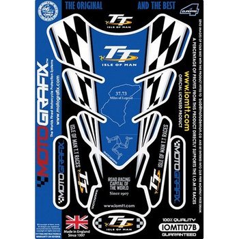 IOMTT07B TANK PAD MOTO GRAFIX (���g�O���t�B�b�N�X) �FBLUE   IOMTT07B 03706625
