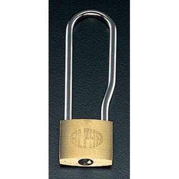 50mm 吊長シリンダー南京錠 - エスコ