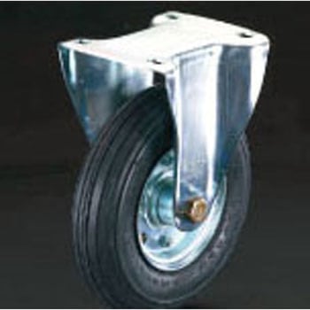 220mm 固定金具付車輪[空気入] エスコ