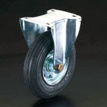 260mm 固定金具付車輪[空気入] エスコ