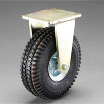 310mm 固定金具付車輪[空気入] エスコ
