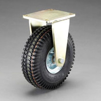 420mm 固定金具付車輪[空気入] エスコ