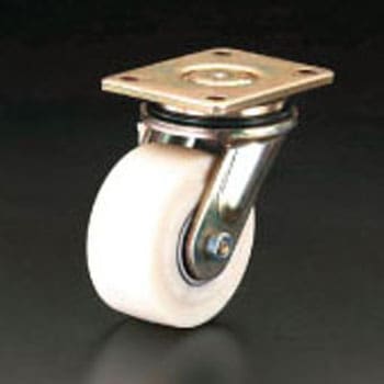 125mm 自在金具付 ナイロンキャスター エスコ