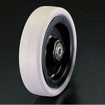 80x 25mm ソリッドラバー車輪 エスコ