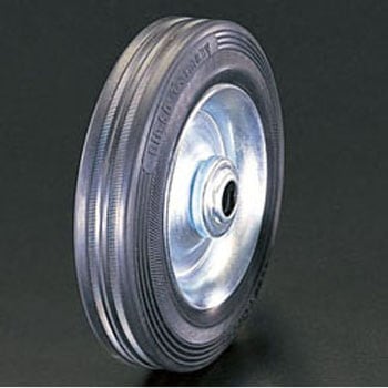 125x 37mm ソリッドラバー車輪 エスコ