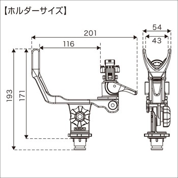 極みグリップ(パイプクランプソケットセット) BMO JAPAN(ビーエムオージャパン)