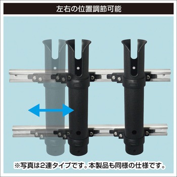 連ロッドホルダー(可動式)単品 BMO JAPAN(ビーエムオージャパン)