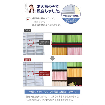 文庫本収納ラック メモリ付き1cmピッチ 幅150 本棚 薄型 大容量 スリム オープンシェルフ ジェイケイ・プラン