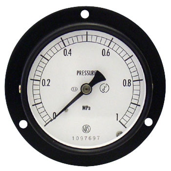 AC15-231-1MPa 普通形圧力計(D枠/埋込形) 75Φ 形番：AC15 1個 長野計器 【通販モノタロウ】