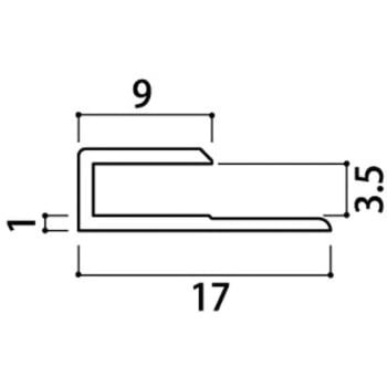 樹脂 見切り コ型ジョイナー ニチレイマグネット