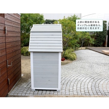 ギャンブレル・ルーフ 木製収納庫 住まいスタイル