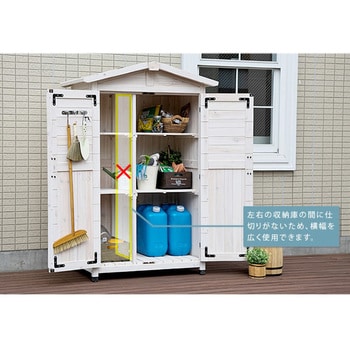 格安saleスタート ボ KGRS1600 間口1060mm ホワイト色 住まいスタイル 三角屋根収納庫 その他多肉植物