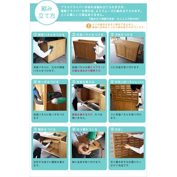 パネル付き収納庫100 住まいスタイル