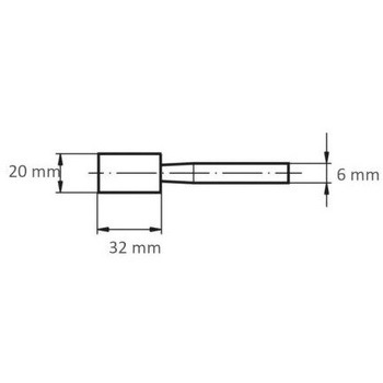 EKR N V4 軸付砥石 LUKAS