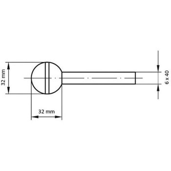 EKR N V4 軸付砥石 LUKAS