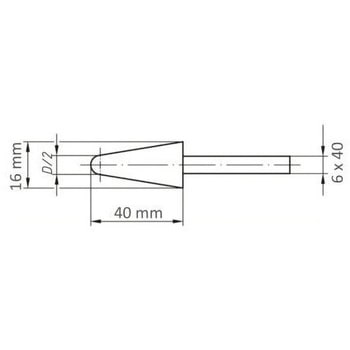 EKR N V4 軸付砥石 LUKAS