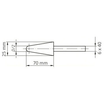 EKR N V4 軸付砥石 LUKAS
