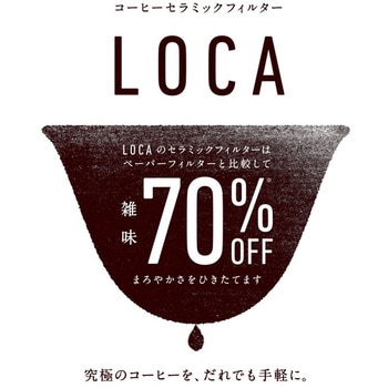 LOCA セラミックフィルター ラウンドタイプ - LOCA