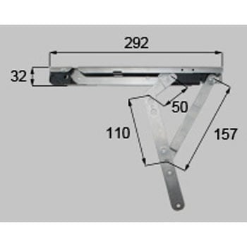 すべり出しステー(ロック無) 新日軽(LIXIL)