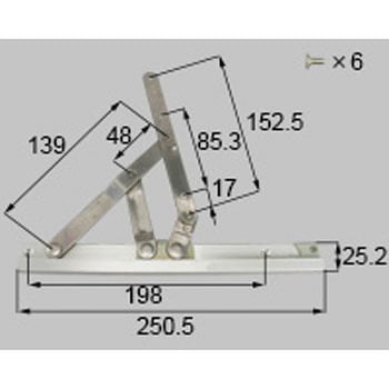 縦すべりフリクションアーム TOSTEM(LIXIL)