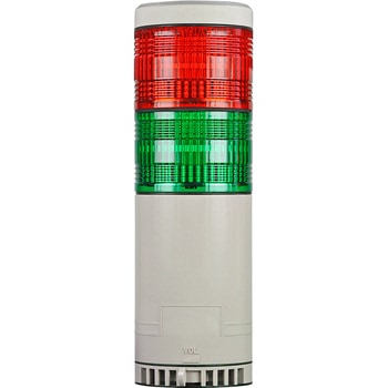 LED積層灯赤緑直付ブザー付 日恵製作所