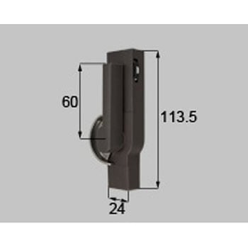 ダイヤル式クレセント L=60mm 新日軽(LIXIL)