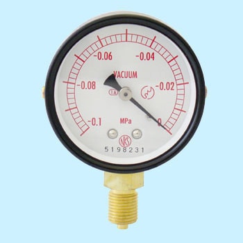 AA10-121 -0.1~0MPa 普通型圧力計(A/B枠・立型)60Φ 形番：AA10 1個 長野計器 【通販モノタロウ】