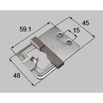 クレセント受け(空掛け防止機構付)*8CLU1066 新日軽(LIXIL)