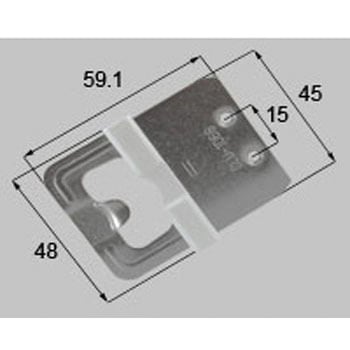 クレセント受け(空掛け防止機構付)*8CLU1066 新日軽(LIXIL)