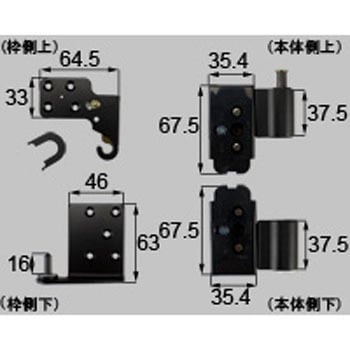 ピボット丁番セット TOSTEM(LIXIL)