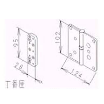 ドア用ドア丁番 FNMZ109 TOSTEM(LIXIL)