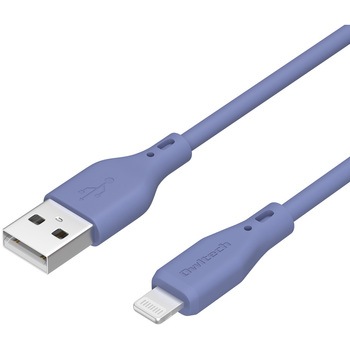 シルキータッチでからまりにくいソフトシリコン素材のUSB Type-A to Lightningケーブル OWLTECH(オウルテック)