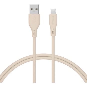 シルキータッチでからまりにくいソフトシリコン素材のUSB Type-A to Lightningケーブル OWLTECH(オウルテック)