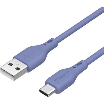 シルキータッチでからまりにくいソフトシリコン素材のUSB Type-A to USB Type-Cケーブル OWLTECH(オウルテック)