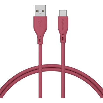 シルキータッチでからまりにくいソフトシリコン素材のUSB Type-A to USB Type-Cケーブル OWLTECH(オウルテック)