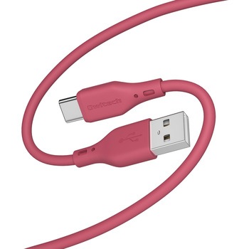 シルキータッチでからまりにくいソフトシリコン素材のUSB Type-A to USB Type-Cケーブル OWLTECH(オウルテック)