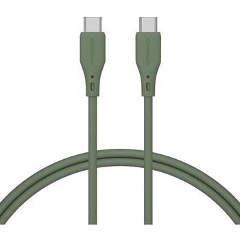 シルキータッチでからまりにくいソフトシリコン素材のUSB Type-C to USB Type-Cケーブル OWLTECH(オウルテック)