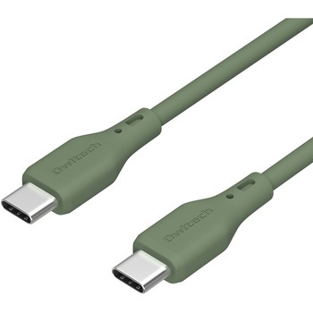 シルキータッチでからまりにくいソフトシリコン素材のUSB Type-C to USB Type-Cケーブル OWLTECH(オウルテック)