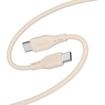 シルキータッチでからまりにくいソフトシリコン素材のUSB Type-C to USB Type-Cケーブル OWLTECH(オウルテック)