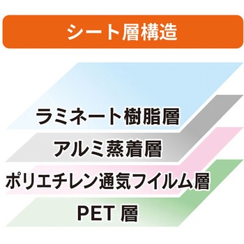 4層!防寒・防風アルミポンチョ - ボウエキ(BOUEKI)