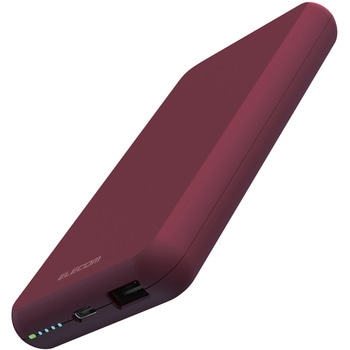 DE-C38-10000RD ���o�C���o�b�e���[ 10000mAh ��e�� ���o��(Type-C�~1) �o��(USB-A�~1) ���܂����[�d�Ή� �G���R�� 03775049