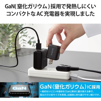 ACアダプター USB Type C 充電器 45W PD PPS 対応 Type-C ×1 スイングプラグ 充電器 エレコム